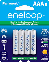 Panasonic Eneloop AAA Rechargeable Batteries - 2100 Cycles