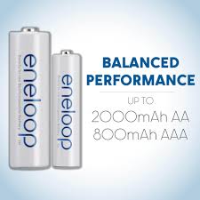 Panasonic Eneloop AAA Rechargeable Batteries - 2100 Cycles