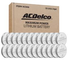 ACDelco CR2032 3V Lithium Coin Cell Battery for Watches & Electronics