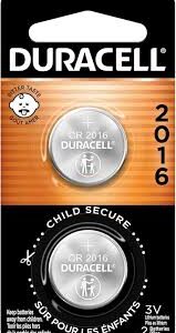 Duracell 2016 Lithium Coin Battery with Bitter Coating