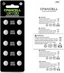 High Capacity LR1130 AG10 Premium Alkaline Batteries