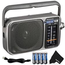 Panasonic Portable AM/FM Radio with LED - Battery Powered