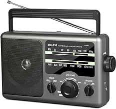Portable AM/FM Battery-Operated Radio